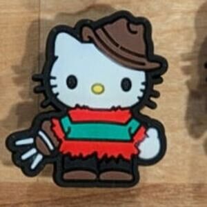 4 for $10 - Mix n Match Hello Kitty Croc Jibbitz Halloween Horror Freddy Krueger